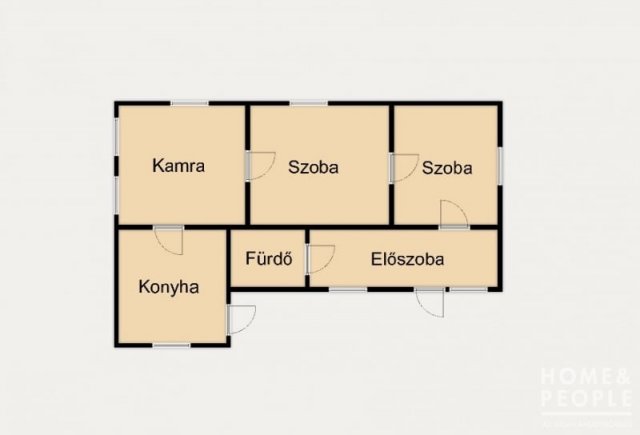 Eladó családi ház, Szegeden 33 M Ft, 2 szobás