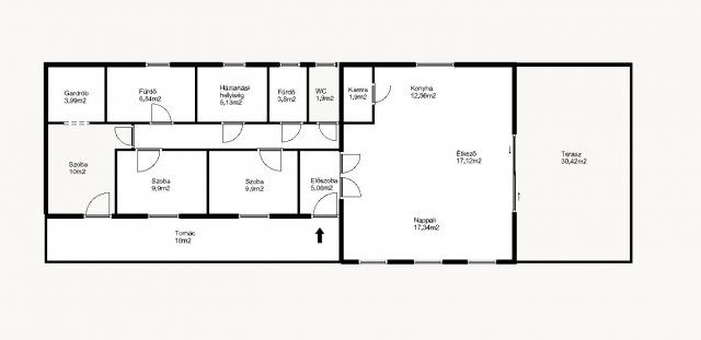 Eladó családi ház, Helvécián 119.9 M Ft, 4+1 szobás
