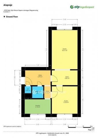 Eladó panellakás, Győrött 53.9 M Ft, 1+1 szobás