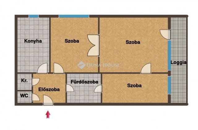Eladó téglalakás, Budapesten, II. kerületben, Fillér utcában
