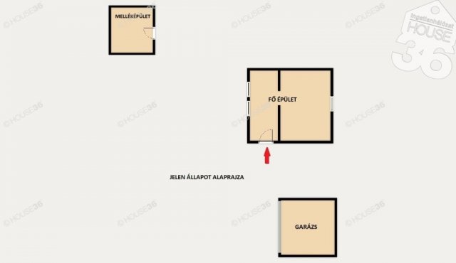 Eladó családi ház, Kecskeméten 23.9 M Ft, 1 szobás