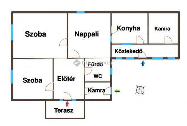 Eladó családi ház, Kiskunfélegyházán 45.9 M Ft, 3 szobás