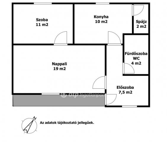 Eladó sorház, Iregszemcsén 5.5 M Ft, 2 szobás