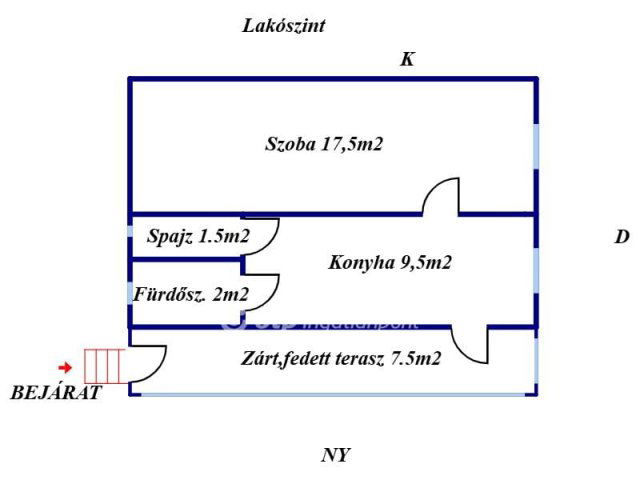 Eladó családi ház, Kaposváron 14.3 M Ft, 1 szobás