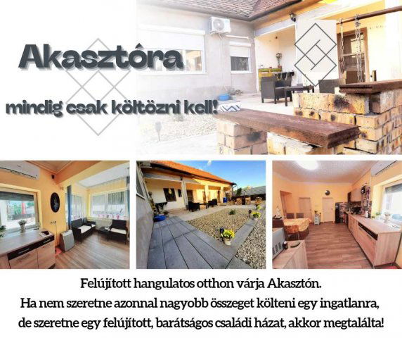 Eladó családi ház, Akasztón 30.99 M Ft, 2 szobás