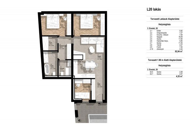 Eladó téglalakás, Budapesten, VI. kerületben, Jókai utcában
