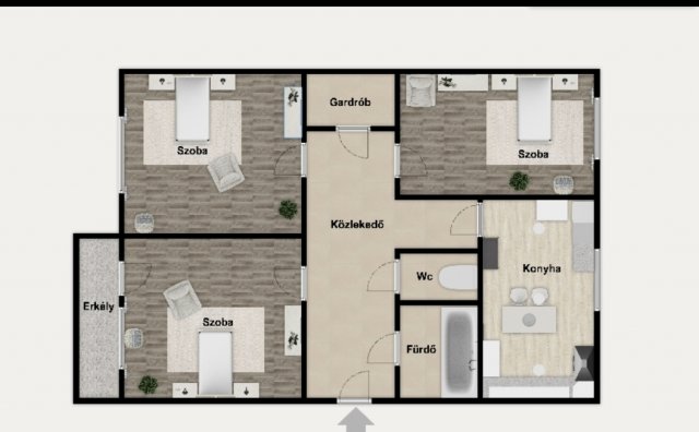 Eladó panellakás, Miskolcon 25 M Ft, 3 szobás