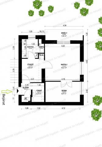 Eladó téglalakás, Budapesten, II. kerületben, Tárogató úton