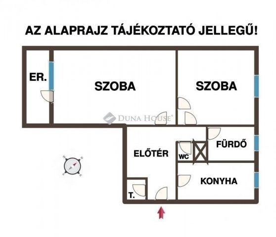 Eladó téglalakás, Budapesten, X. kerületben 59.9 M Ft, 2 szobás