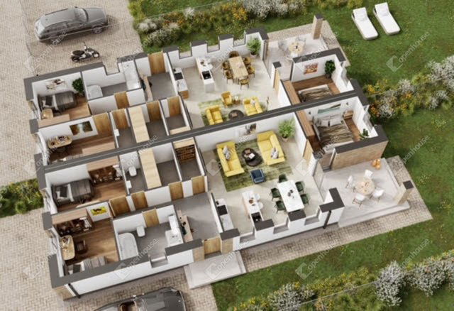 Eladó ikerház, Héderváron 74.9 M Ft, 4 szobás