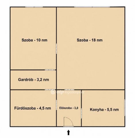 Eladó panellakás, Budapesten, XV. kerületben 56 M Ft, 1+1 szobás