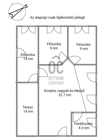Eladó családi ház, Újszilváson 34.9 M Ft, 2 szobás
