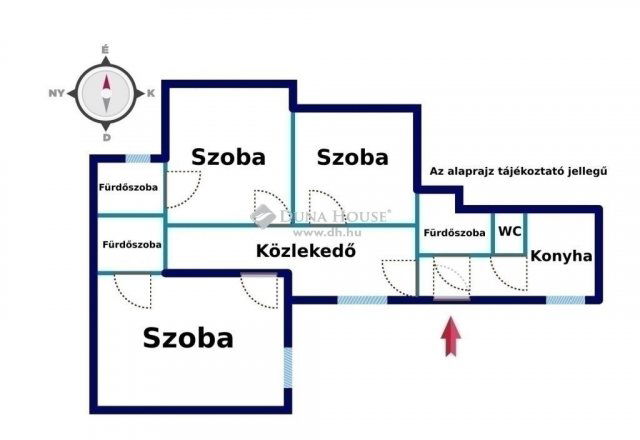 Eladó téglalakás, Budapesten, VII. kerületben 73 M Ft, 3 szobás