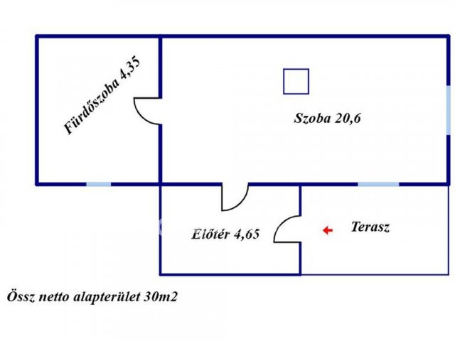 Eladó családi ház, Újcsanáloson 16.95 M Ft, 1 szobás