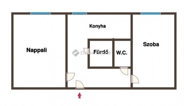 Eladó panellakás, Pécsett 42.9 M Ft, 2 szobás