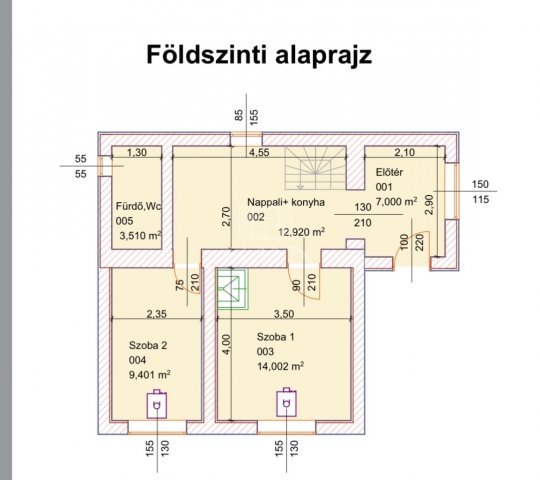 Eladó családi ház, Kerepesen 54.9 M Ft, 3+1 szobás