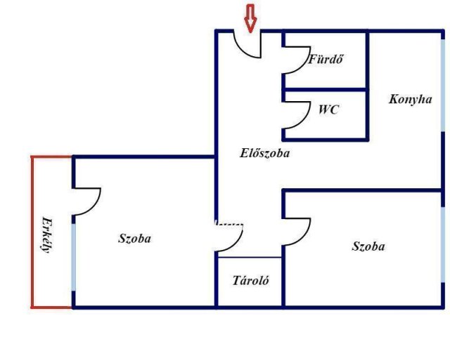 Eladó panellakás, Miskolcon 31.5 M Ft, 2 szobás