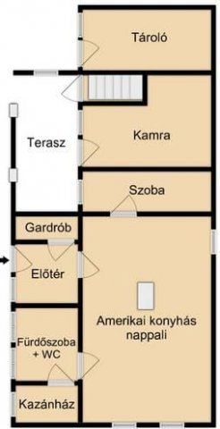 Eladó mezogazdasagi ingatlan, Szarvason 25 M Ft, 2 szobás