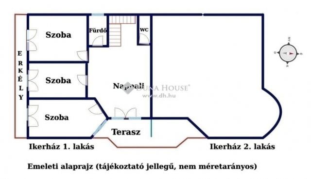 Eladó ikerház, Pécelen 134.9 M Ft, 6 szobás