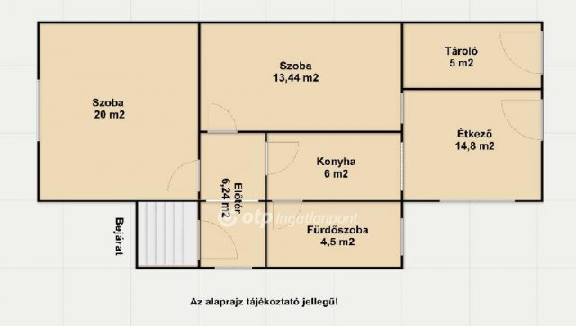 Eladó ikerház, Tényőn 37.5 M Ft, 2 szobás