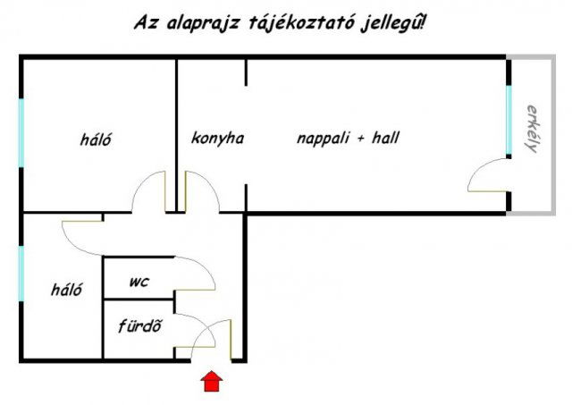 Eladó panellakás, Szegeden 56.9 M Ft, 2+1 szobás