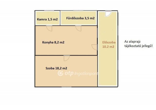 Eladó családi ház, Debrecenben 11 M Ft, 1 szobás