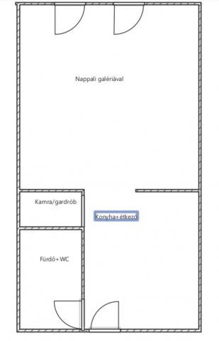 Eladó téglalakás, Budapesten, XX. kerületben 49 M Ft, 1 szobás