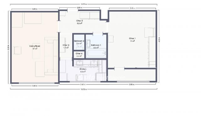 Eladó panellakás, Székesfehérvárott 55.9 M Ft, 2 szobás