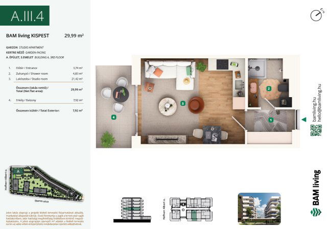 Eladó téglalakás, Budapesten, XIX. kerületben, Iparos utcában