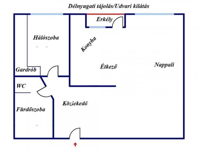 Eladó téglalakás, Nyíregyházán 54.9 M Ft, 2 szobás