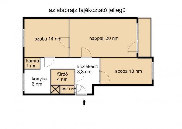 Eladó téglalakás, Gyulán 41.9 M Ft, 3 szobás