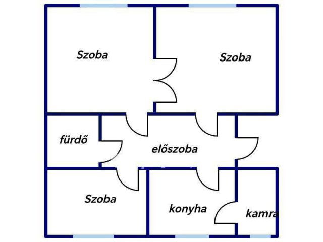 Eladó ikerház, Egerben 57.9 M Ft, 2+1 szobás