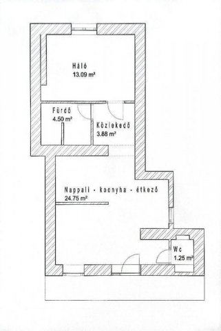 Eladó téglalakás, Budapesten, II. kerületben 94.5 M Ft, 2 szobás