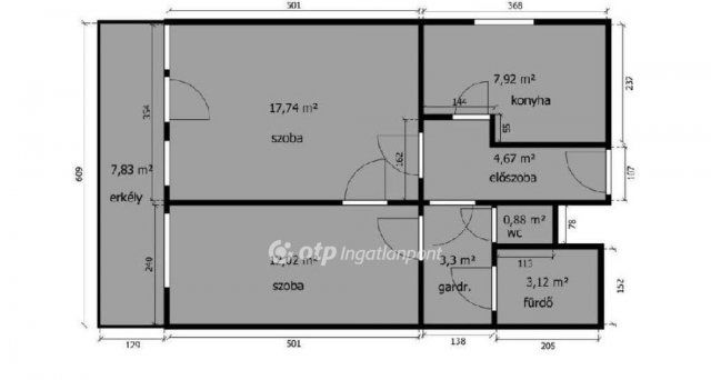 Eladó téglalakás, Budapesten, VIII. kerületben 63.6 M Ft