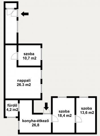 Eladó téglalakás, Budapesten, IX. kerületben 104.9 M Ft