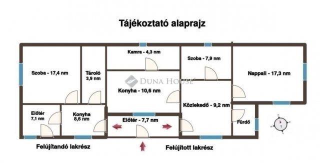 Eladó családi ház, Budapesten, XVIII. kerületben 97.3 M Ft