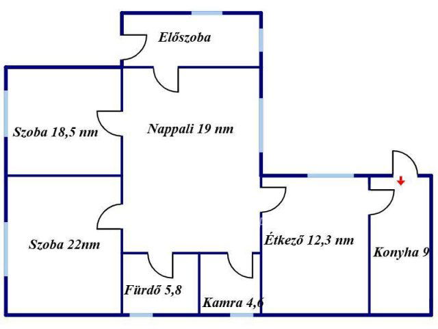 Eladó családi ház, Konyáron 28 M Ft, 3 szobás