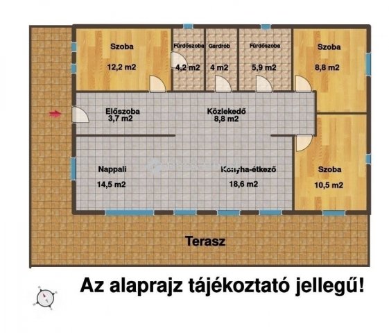 Eladó családi ház, Erdőkertesen 105 M Ft, 4 szobás