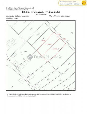 Eladó telek, Győrságon 12.9 M Ft / költözzbe.hu