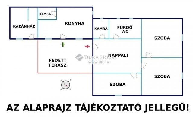 Eladó családi ház, Monoron 71.9 M Ft, 4 szobás