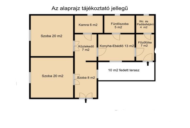 Eladó családi ház, Nagykamaráson 15.9 M Ft, 2+1 szobás