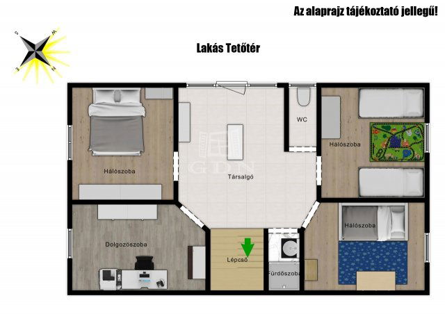 Eladó téglalakás, Gödön 84.99 M Ft, 5 szobás