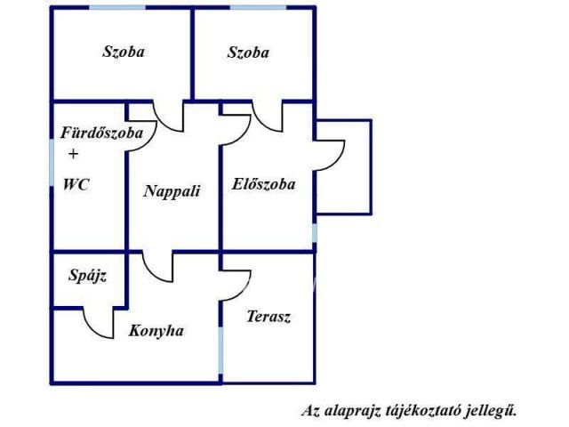 Eladó családi ház, Nyírgyulajon 37.5 M Ft, 2 szobás