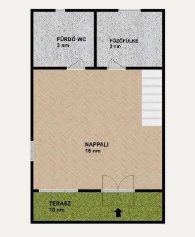 Eladó ikerház, Velencén 27.9 M Ft, 2 szobás