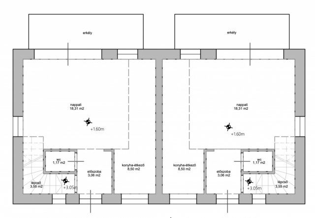 Eladó ikerház, Budapesten, XIX. kerületben 120 M Ft, 3 szobás