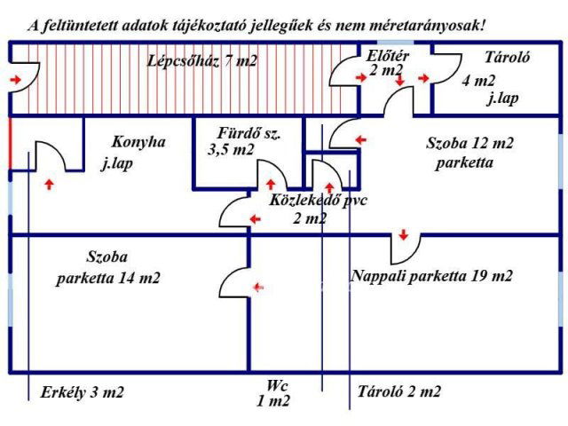 Eladó téglalakás, Balassagyarmaton 29.9 M Ft, 3 szobás
