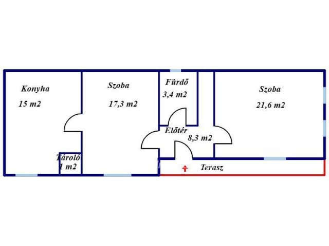 Eladó családi ház, Tiszaszentimrén 14.99 M Ft, 2 szobás