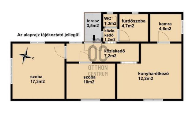 Eladó családi ház, Kisrécsén 16.9 M Ft, 2 szobás