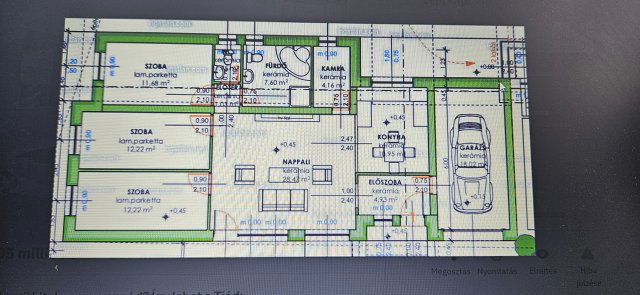 Eladó ikerház, Debrecenben 110 M Ft, 4 szobás