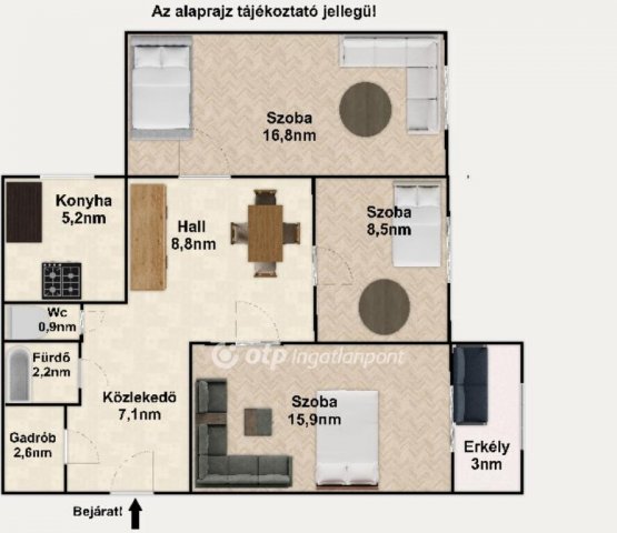 Eladó panellakás, Budapesten, XIII. kerületben 89.99 M Ft